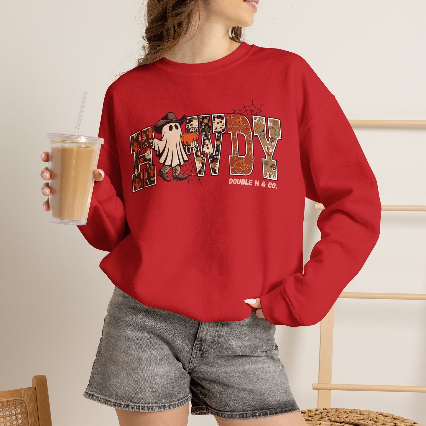 Howdy Cowboy Ghost Crewneck