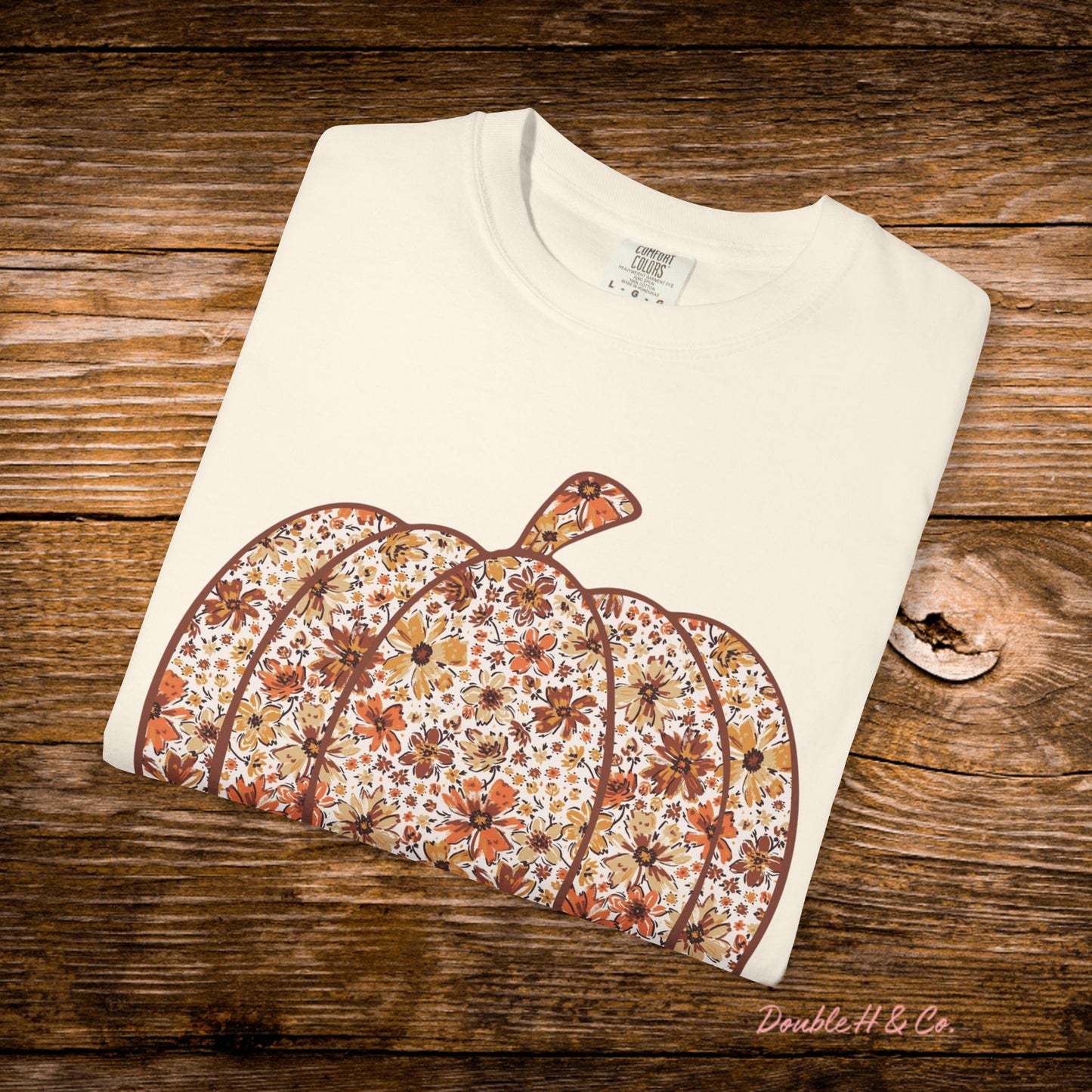 Floral Pumpkin Tee