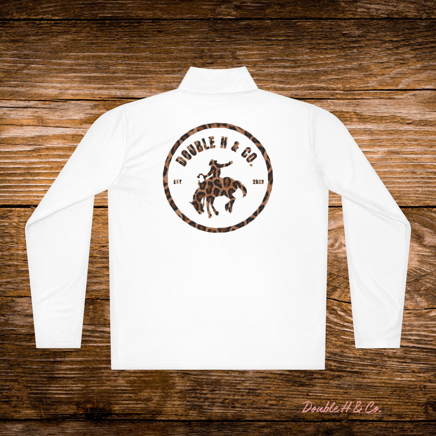 Lightweight Quarter Zip Pullover w/ Cheetah Logo
