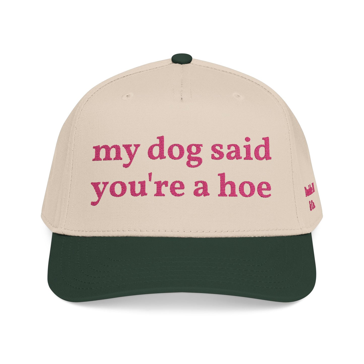 "My Dog Said You're A Hoe" Hat (Pink)