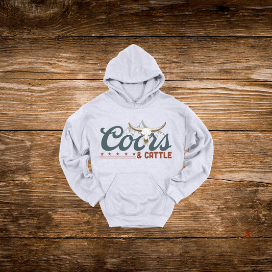 Coors & Cattle Mountain Hoodie