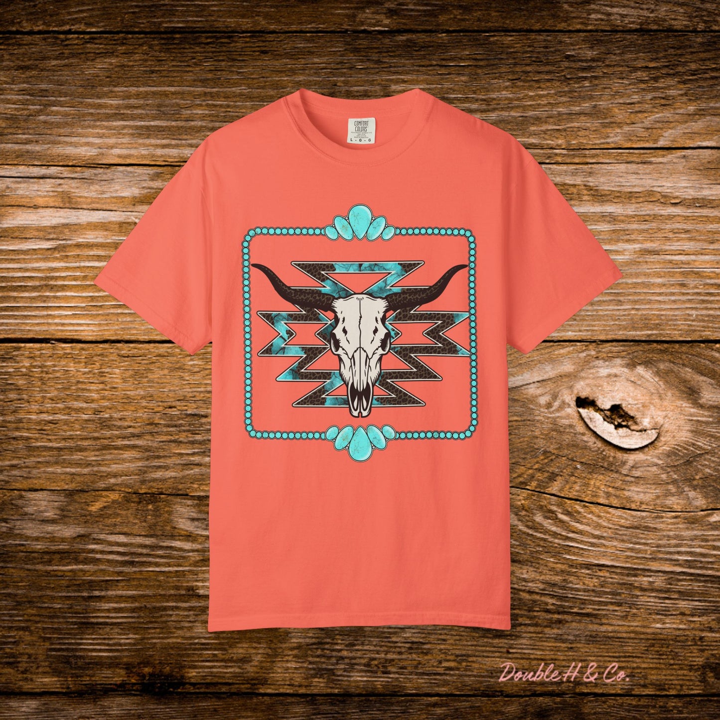 Southwest Bull Skull Graphic Tee