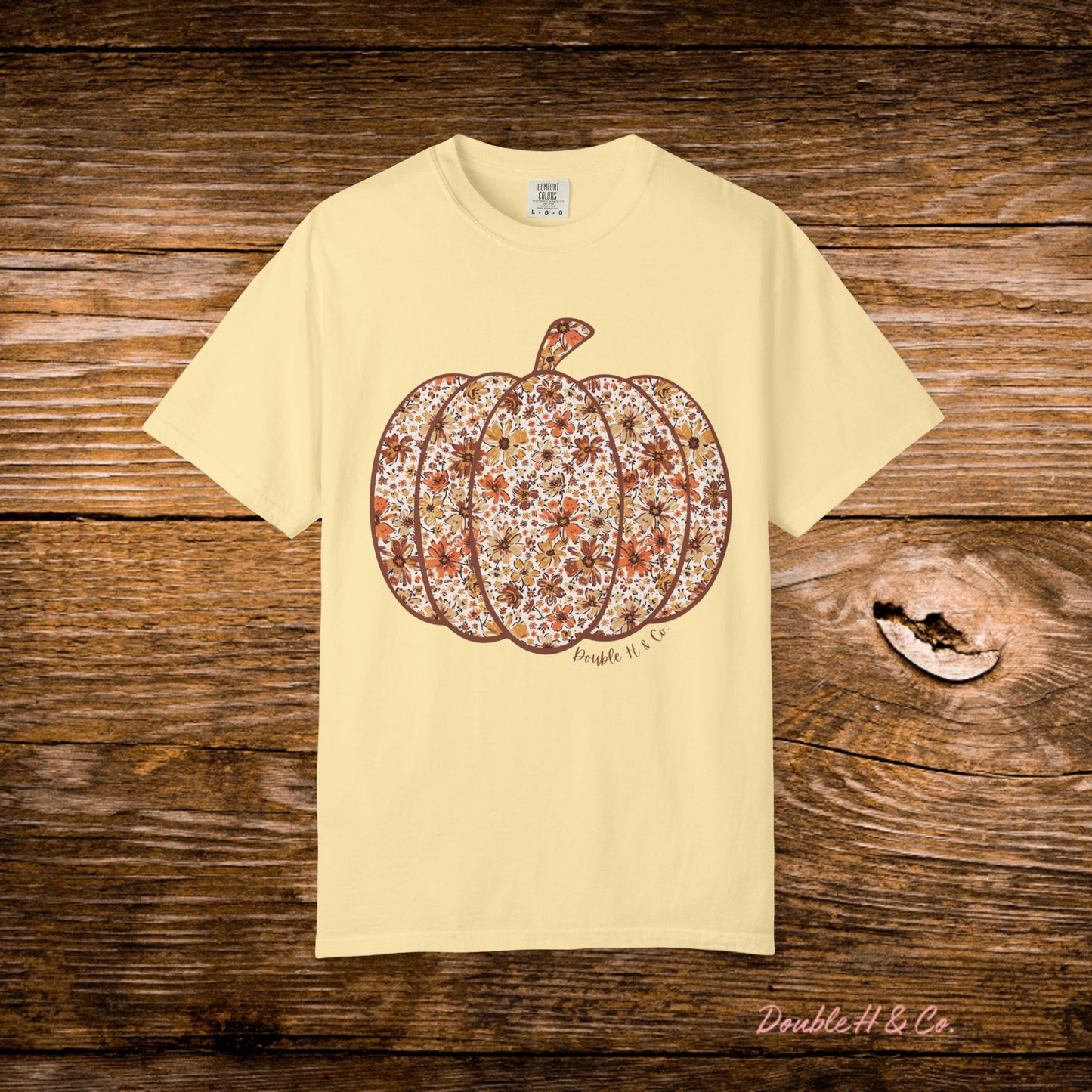Floral Pumpkin Tee