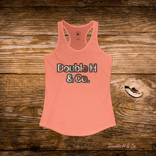 Modern Aztec & Peach Razorback Tank