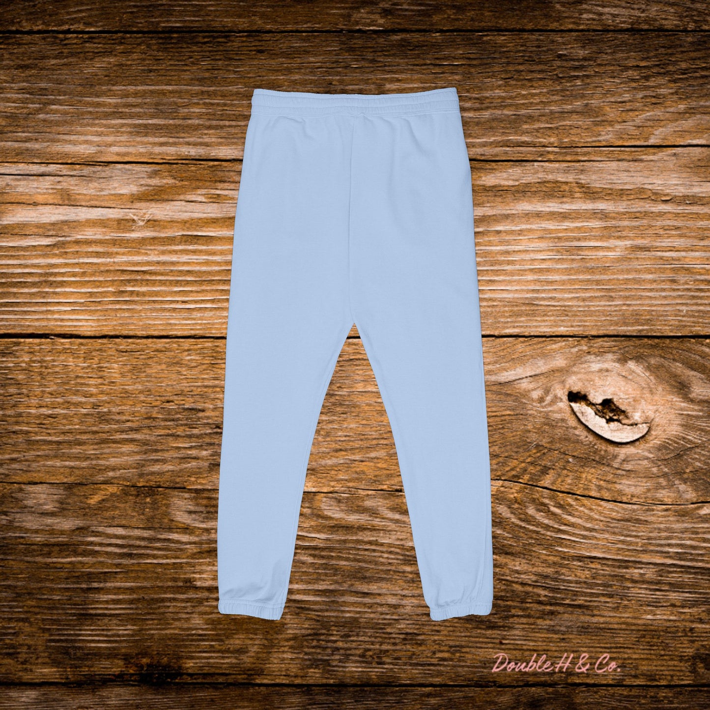 Double H & Co Embroidered Joggers