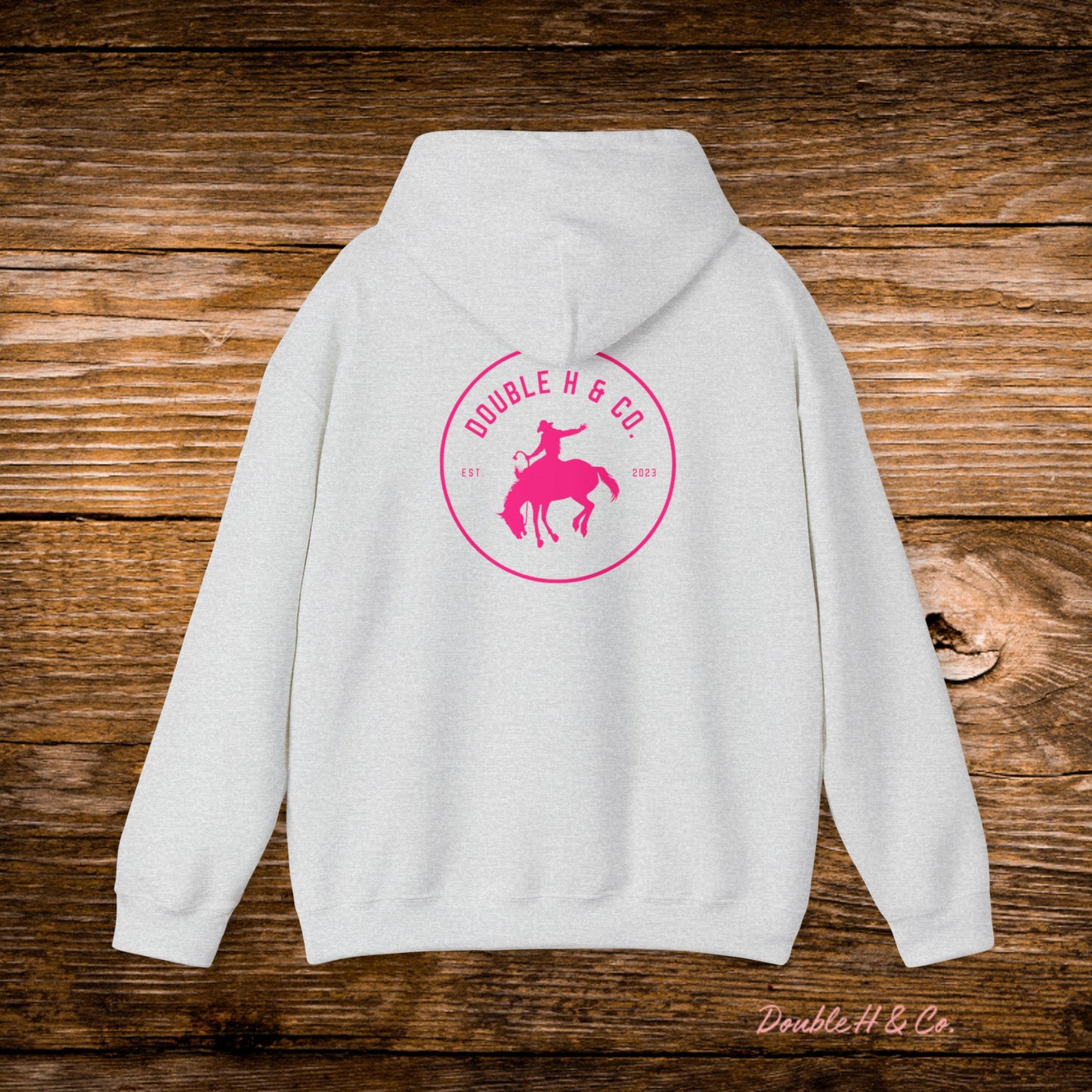 Hot Pink Logo Hoodie