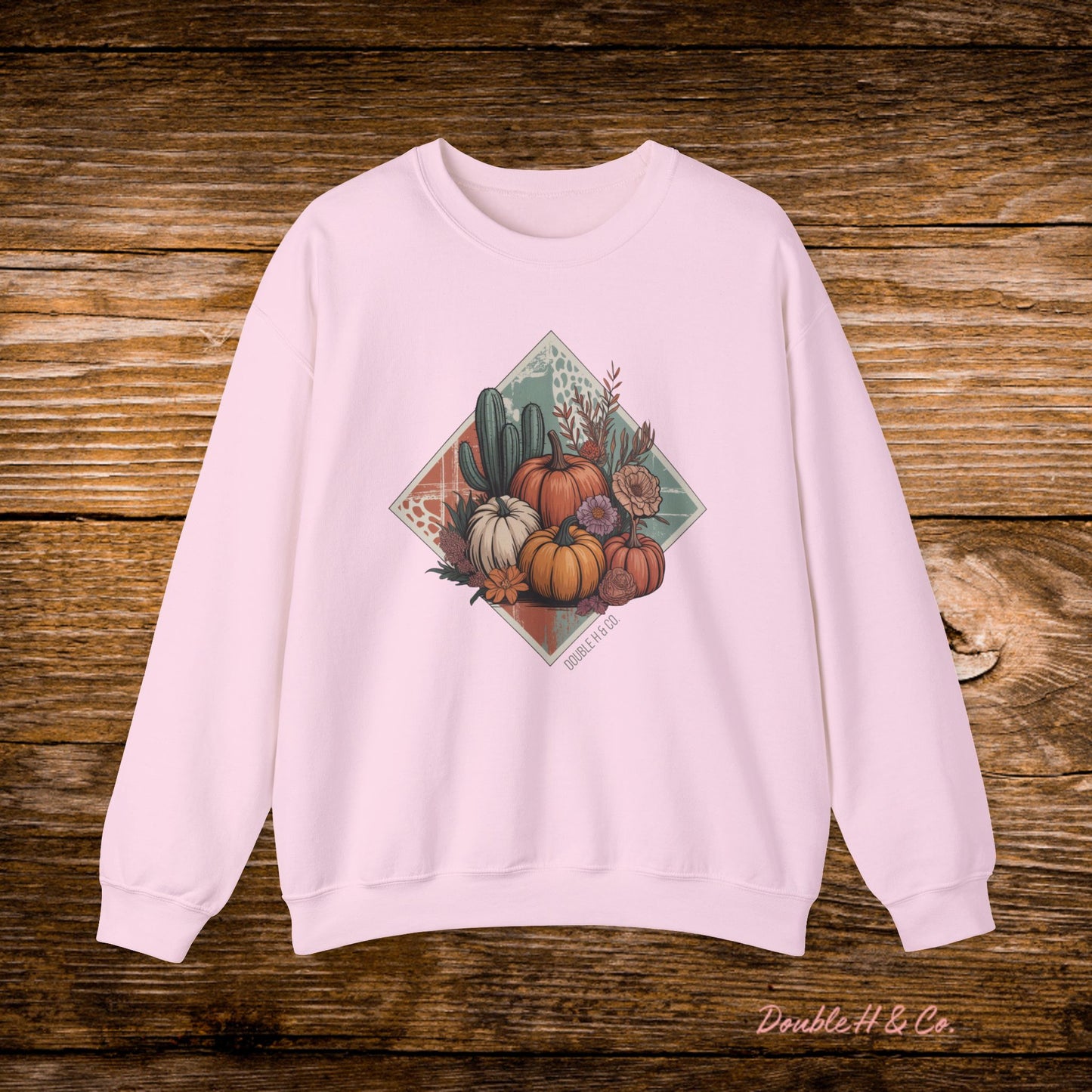 Rustic Fall Pumpkin Crewneck