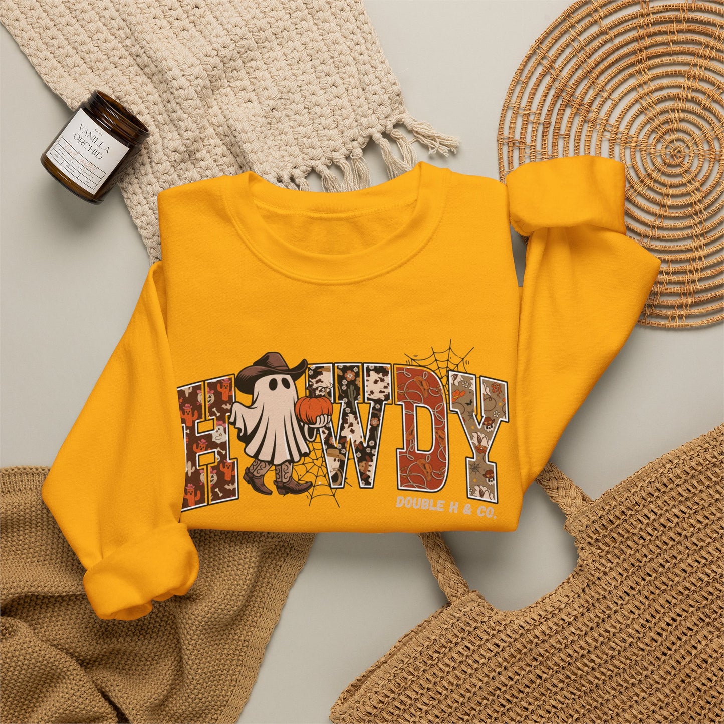 Howdy Cowboy Ghost Crewneck