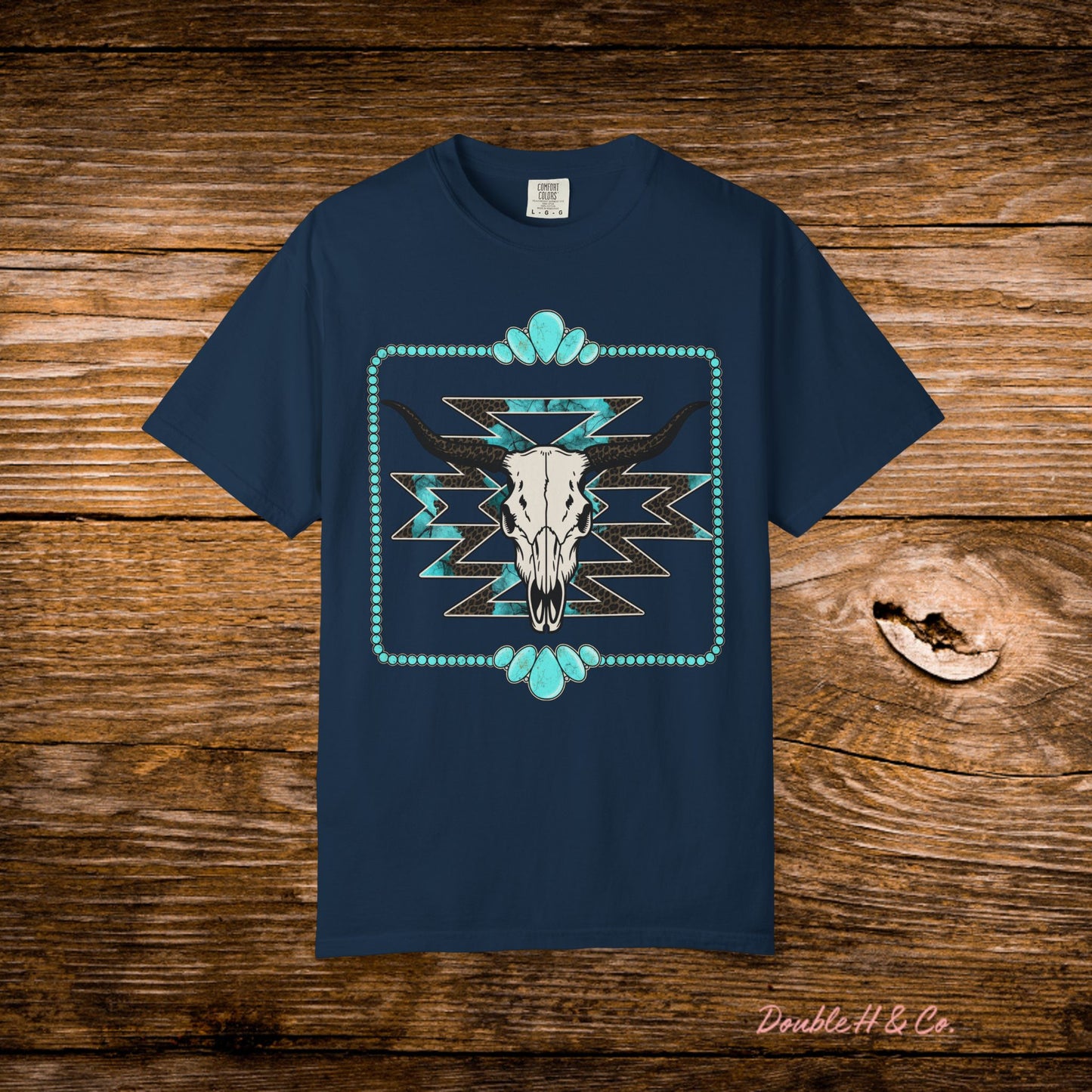 Southwest Bull Skull Graphic Tee