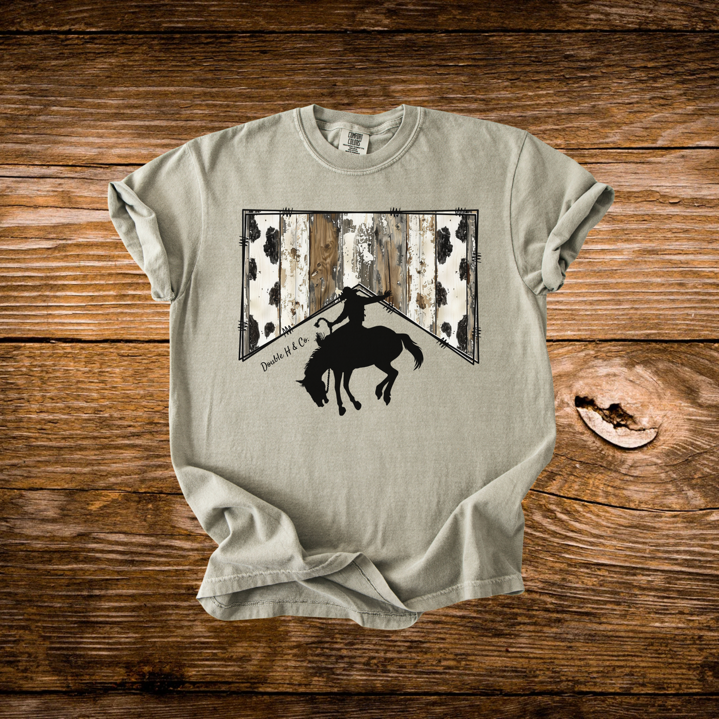 Rustic Cow Print Marlboro Tee