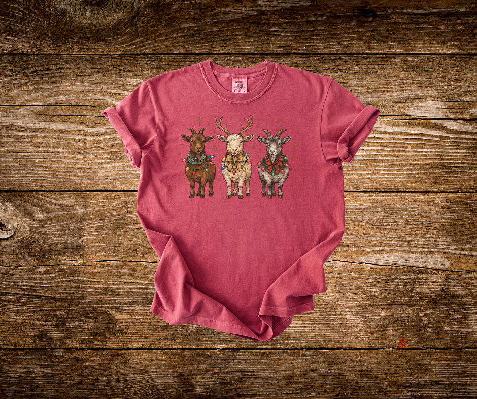 Christmas Goats Tee